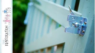 Building a Garden Picket Gate [upl. by Serilda8]