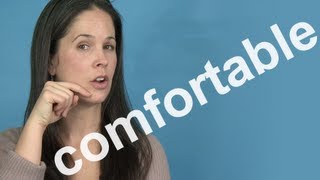 How to Pronounce COMFORTABLE  AMERICAN ENGLISH PRONUNCIATION [upl. by Pearce]