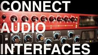 How To Connect 2 Audio Interfaces [upl. by Eneloc]