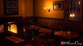 COZY PUB AMBIENCE Rain Sounds Soft Chatter Rain Creaking [upl. by Elias]