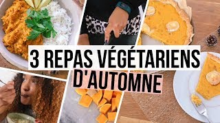 3 RECETTES VÉGÉTARIENNES DAUTOMNE 🍂😋 [upl. by Philipa]