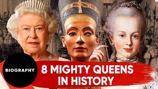 8 Mighty Queens in History  Biography [upl. by Lust]