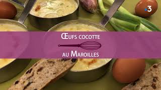 La recette des oeufs cocotte au Maroilles [upl. by Sneve]