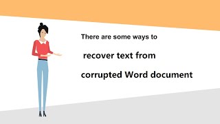 Recover Text from Corrupted and Unreadable Word Document [upl. by Sharma]