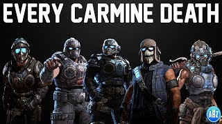 Gears of War EVERY CARMINE DEATH Gears 1 to Gears 5 [upl. by Dorrehs]