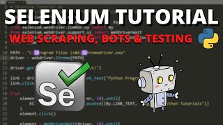 Python Selenium Tutorial 1  Web Scraping Bots amp Testing [upl. by Demb]