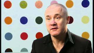 Damien Hirst full C4 News interview with Matthew Cain [upl. by Iain703]