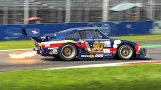 Porsche 935 Kremer K3 Group 5 at Monza Circuit Flames Turbo Sound amp OnBoard [upl. by Atir]