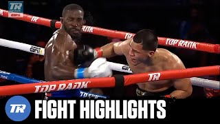 The Streak is Over Edgar Berlanga Scores 4 Knockdowns Beats Demond Nicholson  FIGHT HIGHLIGHTS [upl. by Rhoades12]