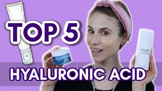 MY TOP 5 HYALURONIC ACID SKIN CARE PRODUCTS DR DRAY [upl. by Ellehcan]