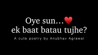 A Cute Hindi Poetry for your Special One ♥️  Best Whatsapp Status  corpspacex1 [upl. by Copp]