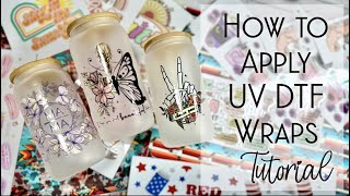 HOW TO APPLY UVDTF WRAPS TUTORIAL [upl. by Athey]