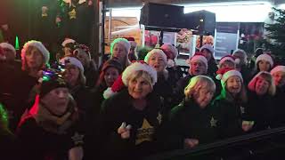 WHAT CHRISTMAS MEANS TO ME Rock Choir at Birkdale Lights Switch On 1st December 2024 [upl. by Kera339]