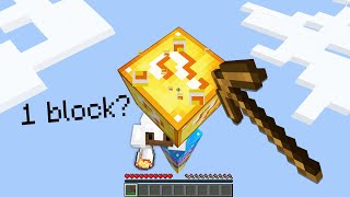 Minecraft Manhunt but you only get 1 Lucky Block [upl. by Eelamme]