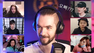 streamers react to Jacksepticeye speaking FLUENT korean Jae from DAY6 Sykkuno LilyPichu [upl. by Robert]