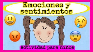 Emociones y sentimientos 😃😞🤢😨 Aprendeencasa [upl. by Tail]