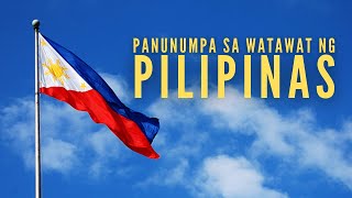 PANUNUMPA SA WATAWAT NG PILIPINAS [upl. by Mide]