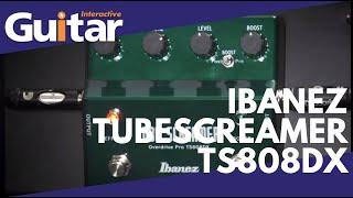 Ibanez Tubescreamer TS808DX  Review [upl. by Busey484]