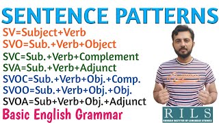 Sentence Patterns  Sentence Structure  Basic English Grammar  RILS The Lingua Expert [upl. by Caresa]