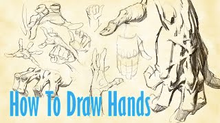 How To Draw HANDS [upl. by Enihpets]