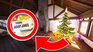 10 HIDDEN Details in the Fortnite Winterfest Lodge 2024 [upl. by Natan]