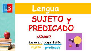 SUJETO y PREDICADO para niños ✔👩‍🏫 PRIMARIA [upl. by Etnoek]