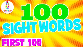 100 SIGHT WORDS for KIDS  Learn Sight Words Fry Words List [upl. by Harp]