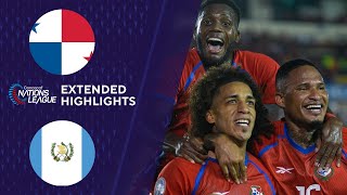 Panama vs Guatemala Extended Highlights  CONCACAF Nations League  CBS Sports Golazo [upl. by Anselmo]