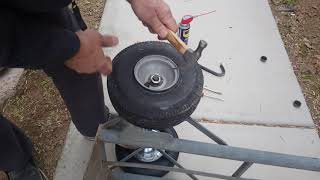 How to remove the dolly tire [upl. by Adelheid]