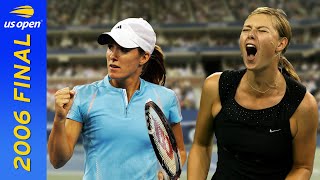 Justine Henin vs Maria Sharapova Full Match  US Open 2006 Final [upl. by Emlen12]