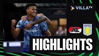 MATCH HIGHLIGHTS  AZ Alkmaar 14 Aston Villa [upl. by Rena]