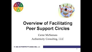 Overview of Facilitating Peer Support Circles [upl. by Akcirred661]