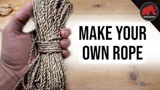 How to Make Your Own Rope  Cordage [upl. by Archaimbaud]