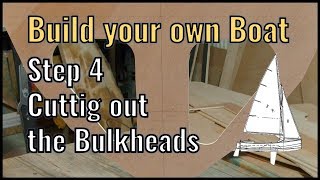 Wooden Boat Building Step 4 Bulkhead Construction [upl. by Ahouh739]