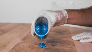 DIY Epoxy Resin Farmhouse Dining Table w Reclaimed Barnwood [upl. by Dikmen]