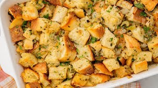 How To Make The Best Thanksgiving Stuffing  Delish Insanely Easy [upl. by Otecina]