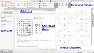 Customize User Interface in SolidWorks [upl. by Olenolin]