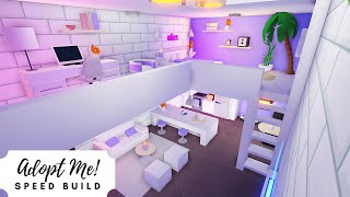 Luxury Apartment Lavender Aesthetic Room 💜 Roblox Adopt Me [upl. by Gambrill]