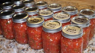 Canning Zesty Salsa [upl. by Tnomed792]