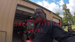 Bad Boy MZ Mower Grease Fitting Fix [upl. by Atnes]