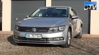 2015 VW Passat B8 20 TDI 150hp  DRIVE amp SOUND 1080p [upl. by Ardnuasak736]