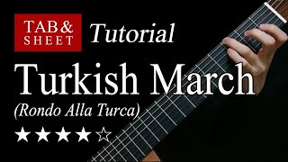 Turkish March  Guitar Lesson  TAB [upl. by Kurtzman]