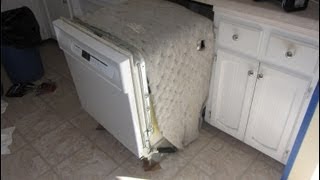 DISHWASHER REMOVAL amp INSTALLATION [upl. by Hulbard743]