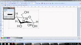 How to draw chair conformations from library in Chemsketch [upl. by Gladys]