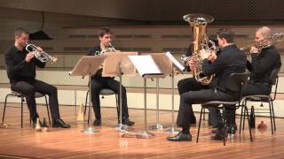 Malcolm Arnold  Brass Quintet No 1 Op 73  I Allegro vivace [upl. by Pacificas]