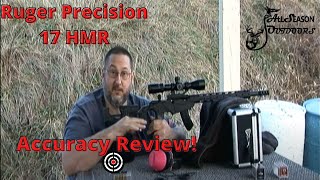 Ruger Precision 17 HMR Accuracy Review [upl. by Mathia692]