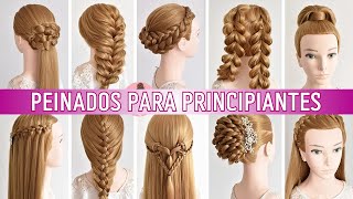 10 PEINADOS FACILES para ESTE 2024  Easy hairstyles [upl. by Ansev69]