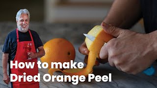 How to Make Dried Orange Peel [upl. by Eonak862]