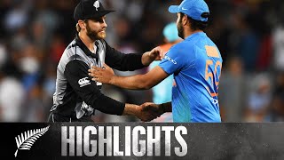 India Level Series 50 for Sharma  HIGHLIGHTS  2nd T20I  BLACKCAPS v India 2019 [upl. by Eileme]