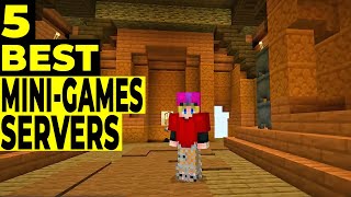 💥 5 Best Minecraft Minigames Servers You Can Play Right Now 💥 [upl. by Cilegna]